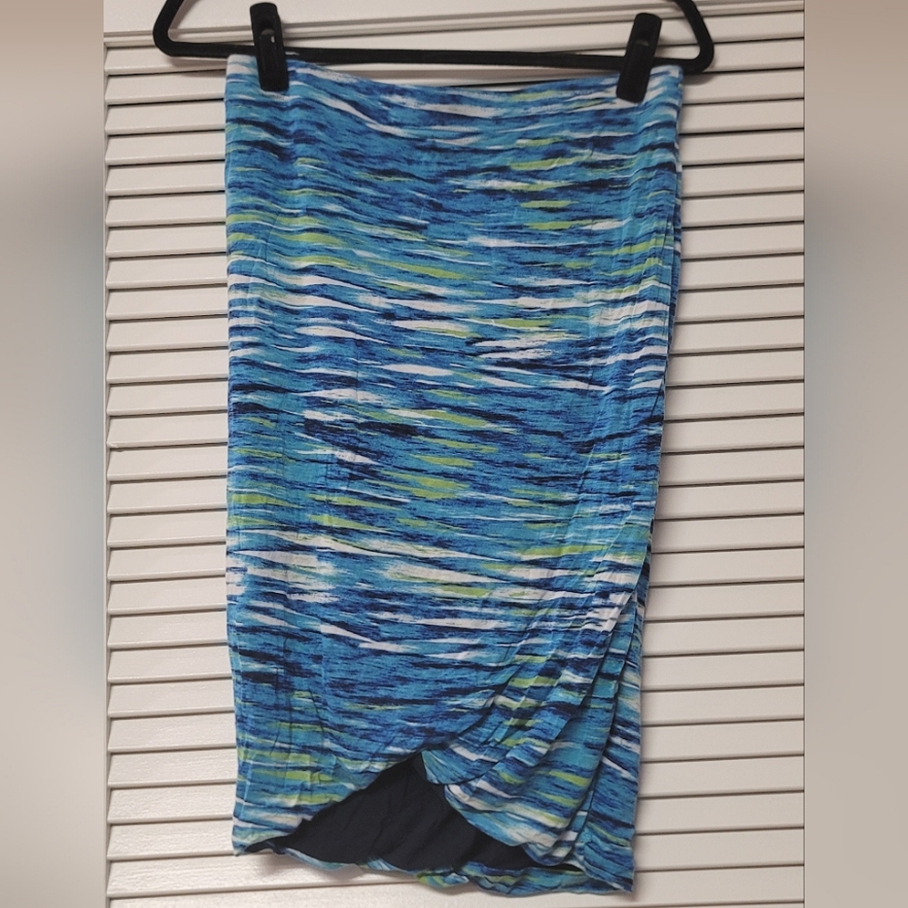 Trouve - Watercolour Summer Lightweight Skirt